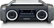 Lenco SPR-100 - Bluetooth speaker me licht effecten - Zwart