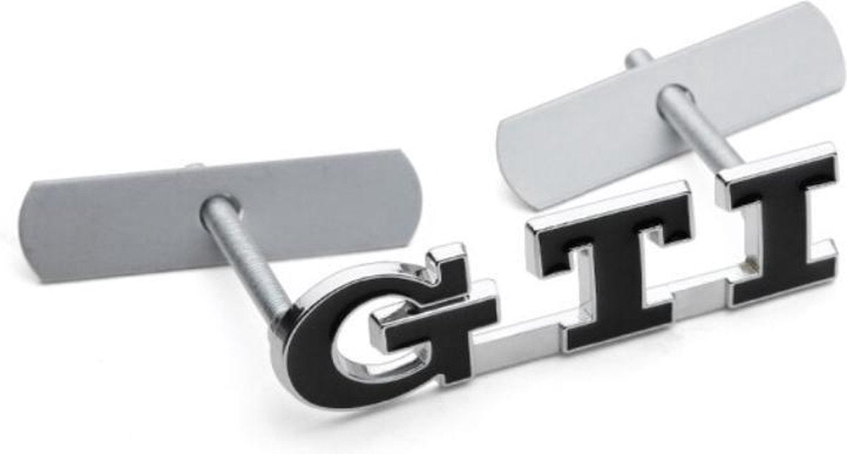 GTI grill embleem - Logo - badge - Volkswagen - Zwart