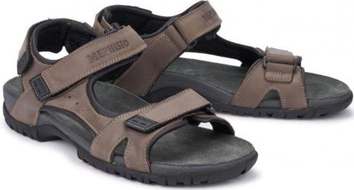 Mephisto BRICE Heren Sandaal - Grijs - Maat 46