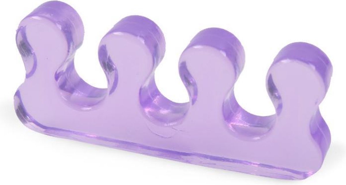 Teenspreider-Vingerspreider Silicone Paars (Per 2)
