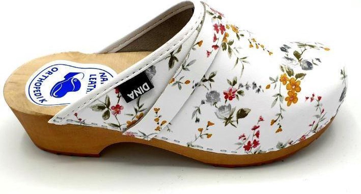 Dina Clogs Flower Garden Multi in Swing Vintage Jaren 50 Stijl