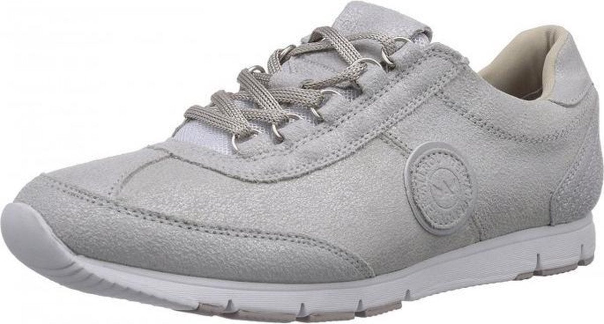 Allrounder by Mephisto JANIKA zilver lederen outdoor sneaker voor dames  - Maat 36