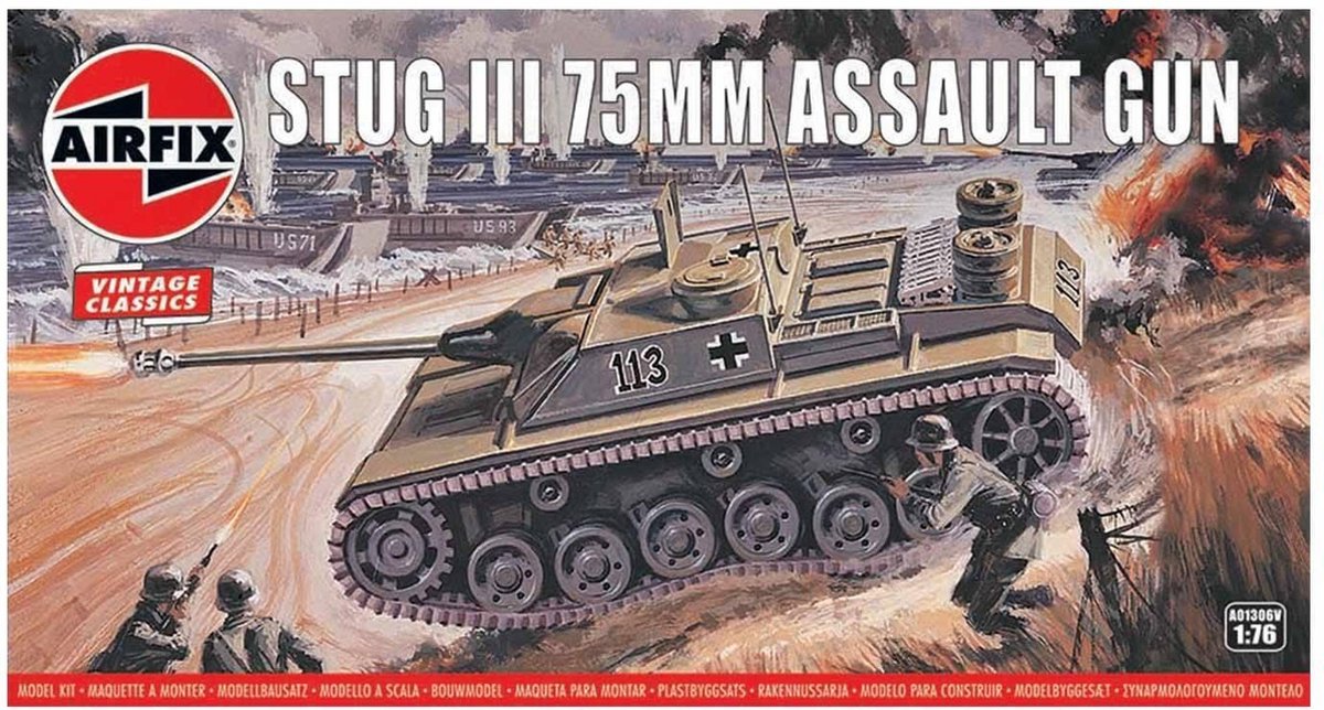 Airfix - Stug Iii 75mm Assault Gun (Af01306v)