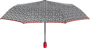 Perletti Mini-paraplu Automatisch Dames 98 Cm Microfiber Rood