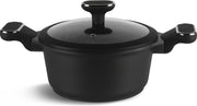 Edënbërg Black Line - Luxe Aluminium Kookpan met Deksel - Ø 20 cm