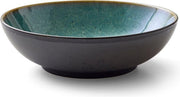 Bitz - Slakom groen / zwart - Diameter 24 cm - Hoogte 6 cm