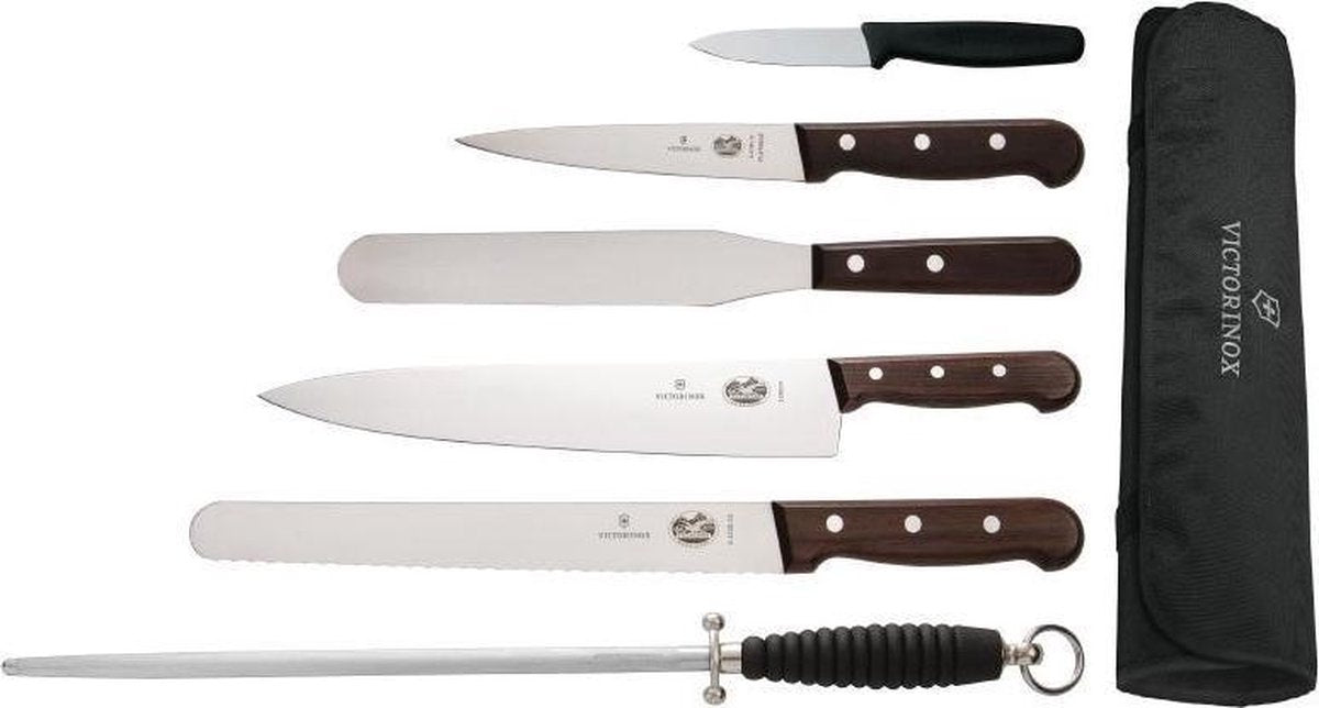 Messenset 7-Delig | Victorinox Rosewood | Incl. Foudraal