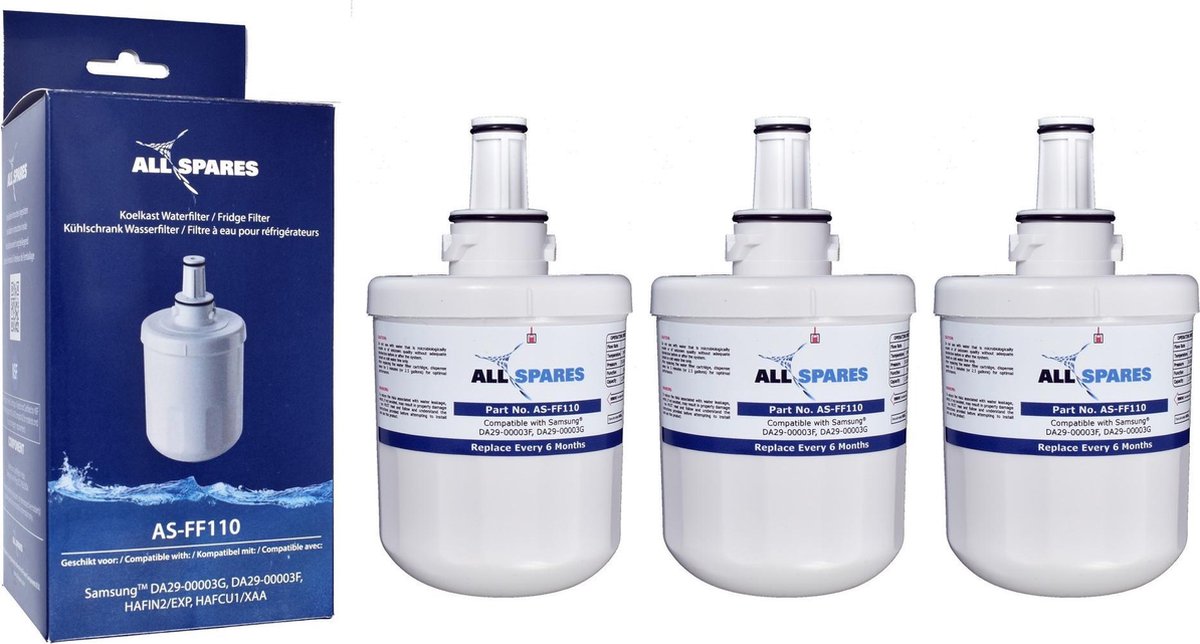 Samsung DA-290003F / HAFIN2 Waterfilter - Koelkast Waterfilter van AllSpares - 3 Waterfilters