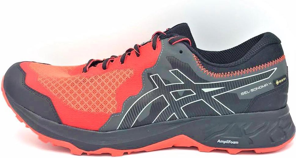 ASICS Sonoma 4 - Red/Black/Grey - Maat 46.5