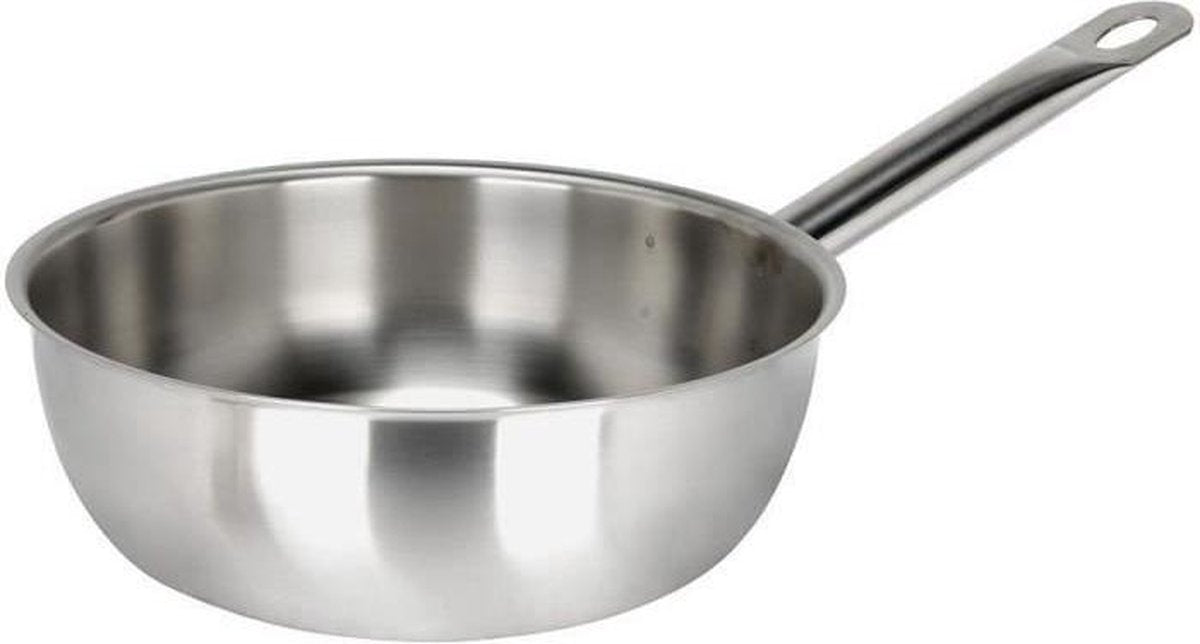 SITRAM PROFESSIONAL Sauteerpan - 711845 - 3.1L roestvrij staal - Alle branden inclusief inductie