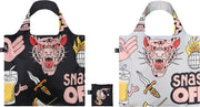 LOQI Museum Collection - boodschappentas opvouwbaar - Shopper SNASK - Opvouwbare boodschappentas SNASK 2X