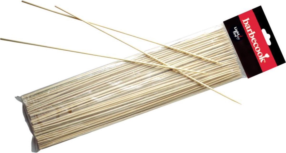 Barbecook Bamboespiesjes - 100 stuks - Bruin