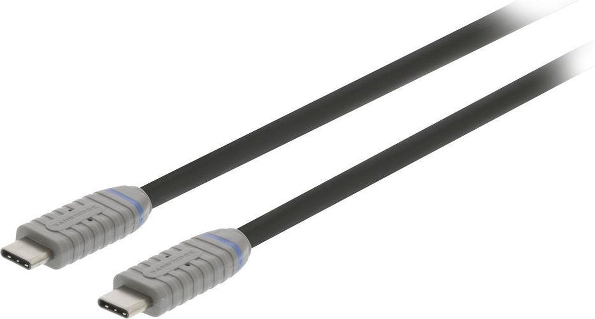 Bandridge USB-C naar USB-C kabel - USB3.1 Gen 2 - PD 20V/5A - 1 meter