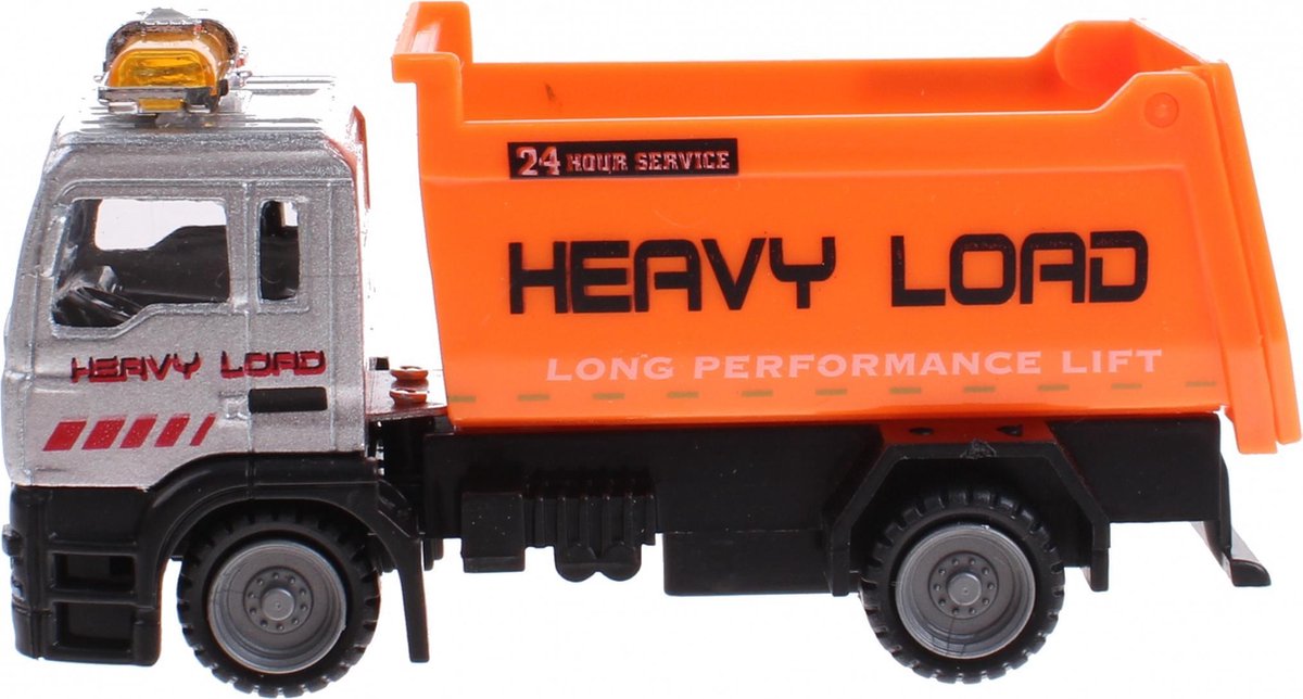 Toi-toys Metal Kiepwagen Oranje 11 Cm