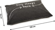 Beeztees Dorino - Hondenkussen - Antraciet - 100 x 70 cm
