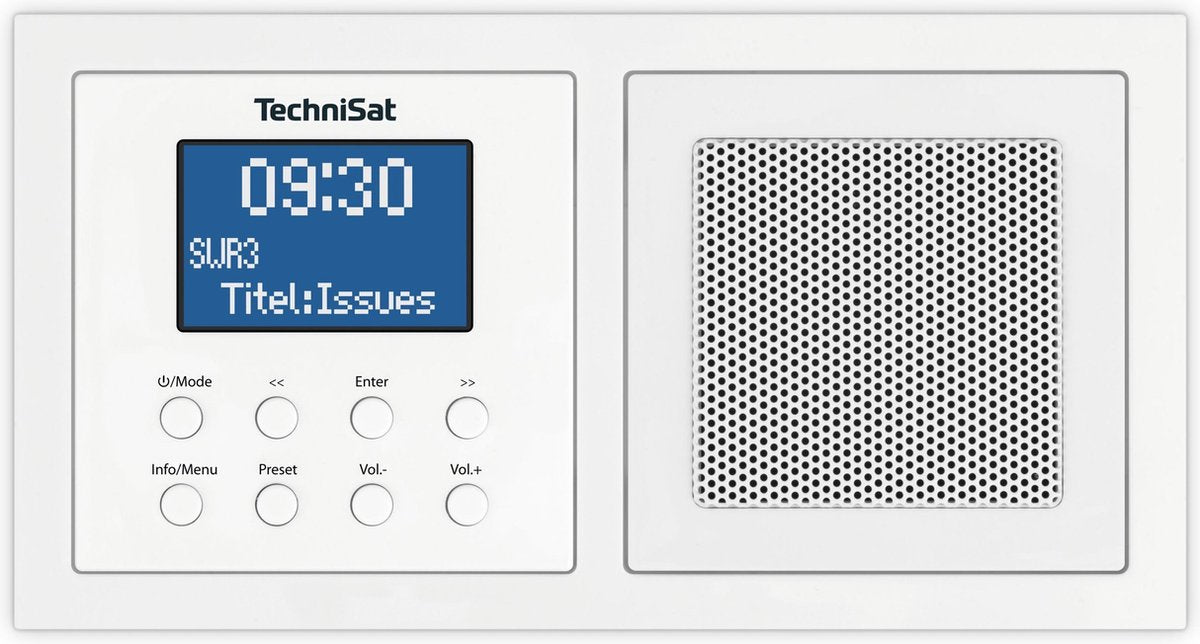 Technisat Digitradio UP1 inbouw DAB+ FM radio met bluetooth - wit