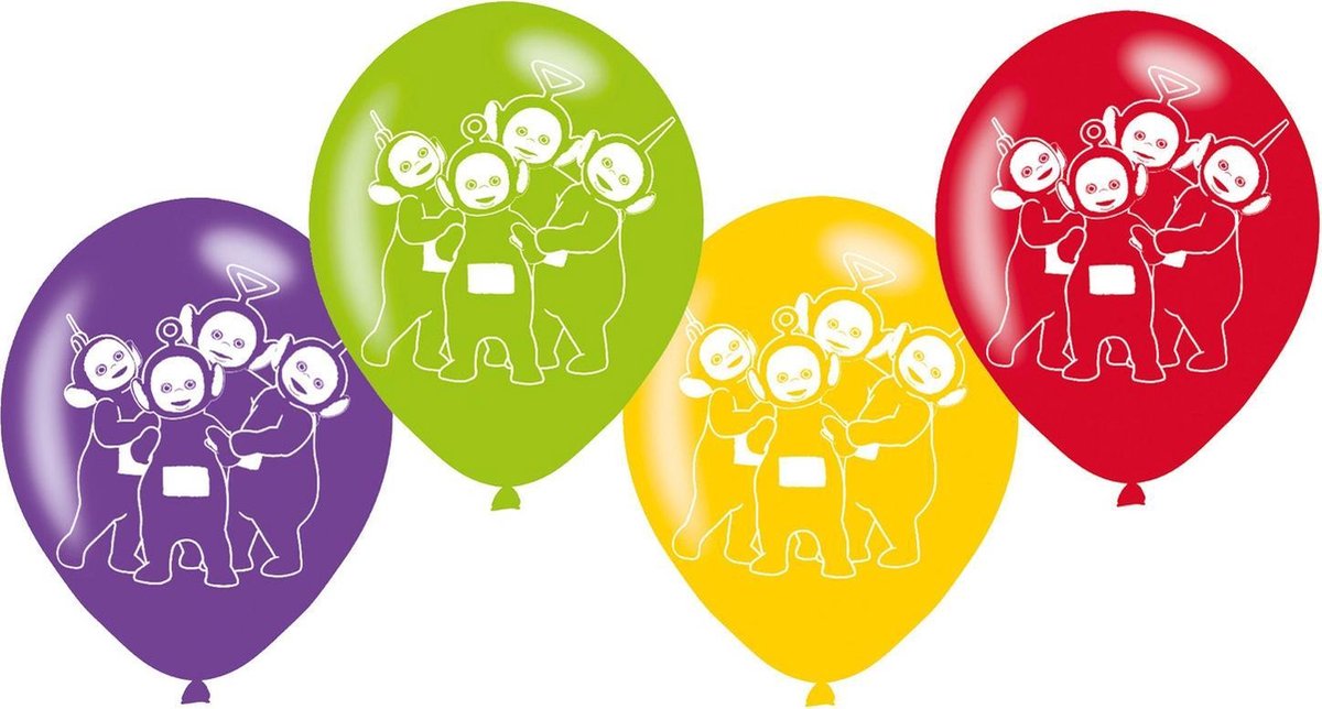 Teletubbies Ballonnen 23cm 6 stuks