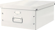 Leitz  Click & Store  WOW Opbergdoos Met Deksel Voor A3 Formaat - Opbergbox Met Handvatten En Labelhouder - Gemaakt Van Sterk