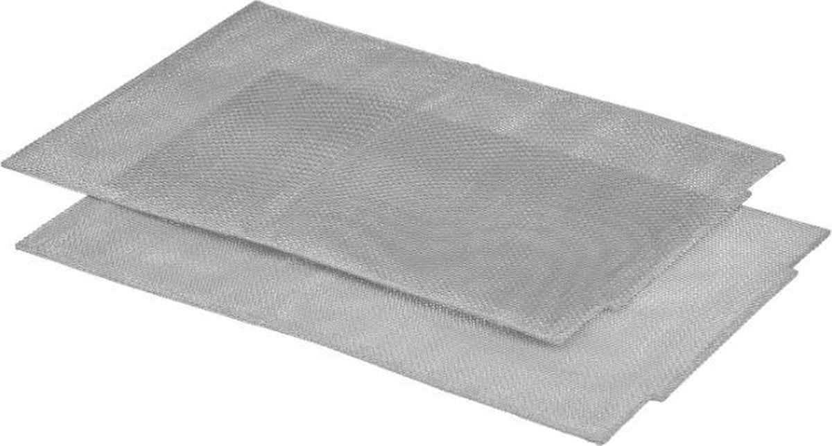 Siemens Bosch Balay Constructa Neff filter metaal - 2 stuks - metaalfilter afzuigkap - 375 x 250 mm - dampkapfilter filter vetfilter dampkap origineel