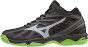 Mizuno Wave Hurricane 3 Mid - Zwart - maat 45