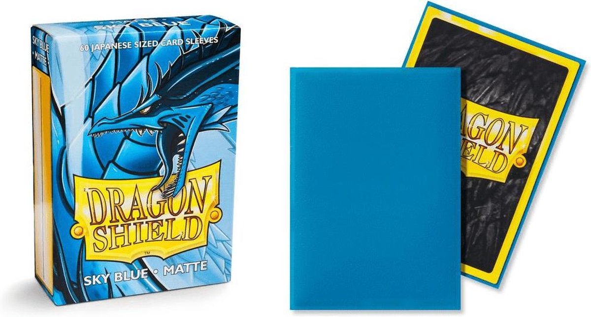 Dragon Shield Card Sleeves: Japanese Matte Sky Blue (59x86mm) - 60 stuks