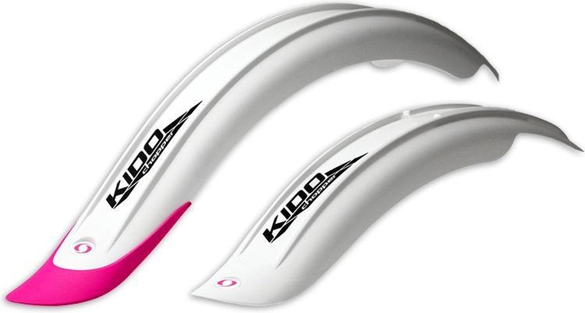 Simpla Spatbordenset Kido Short 20 Inch Wit/roze