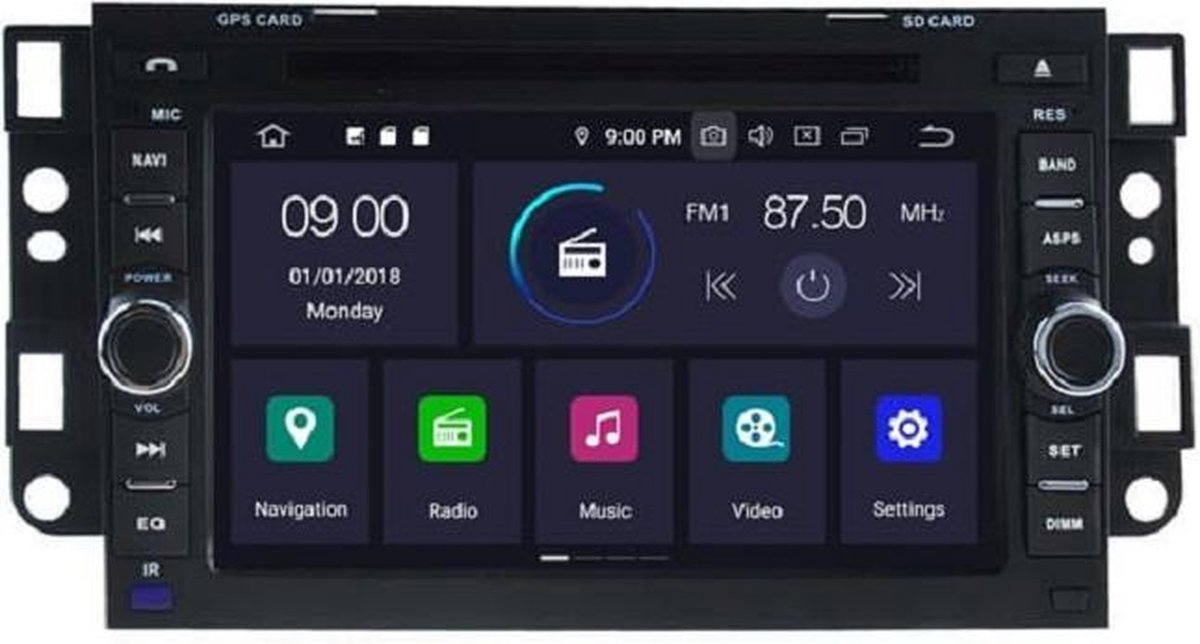 Navigatie chevrolet captiva dvd carkit usb android 10 64gb