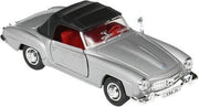 Speelgoed Mercedes-Benz 190SL 1955 dichte cabrio 15 cm - zilver - modelauto