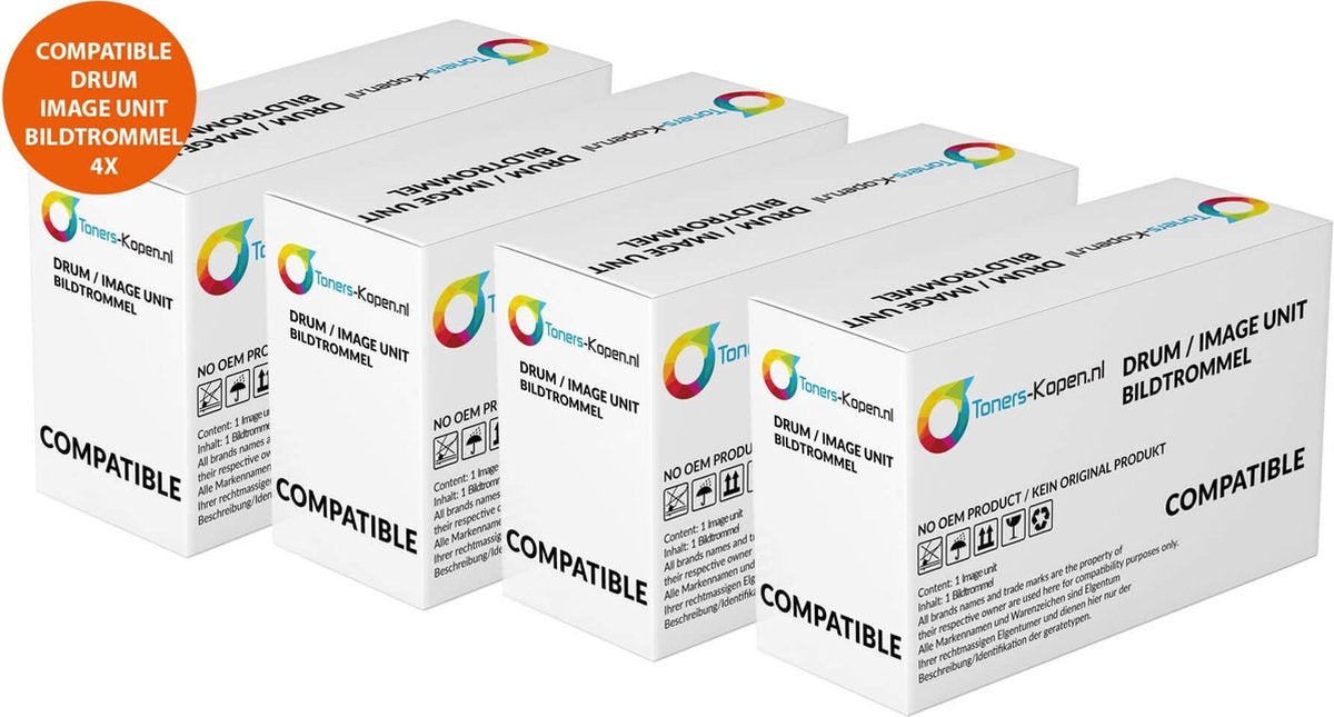 Brother DR-241CL alternatief - compatible drumeenheid voor Brother DR241CL (4 Stuks/VE) Toners-kopen_nl