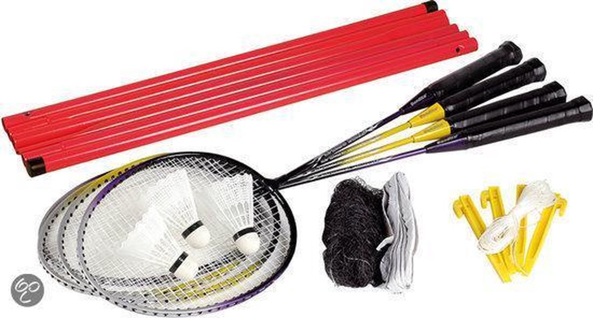 Badminton Set Bandito 4 speler + net