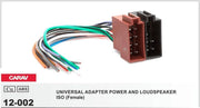 auto radio aansluitkabel / verloopkabel geschikt voor ISO (Female) / UNIVERSAL ADAPTER POWER AND LOUDSPEAKER Audiovolt 12-002