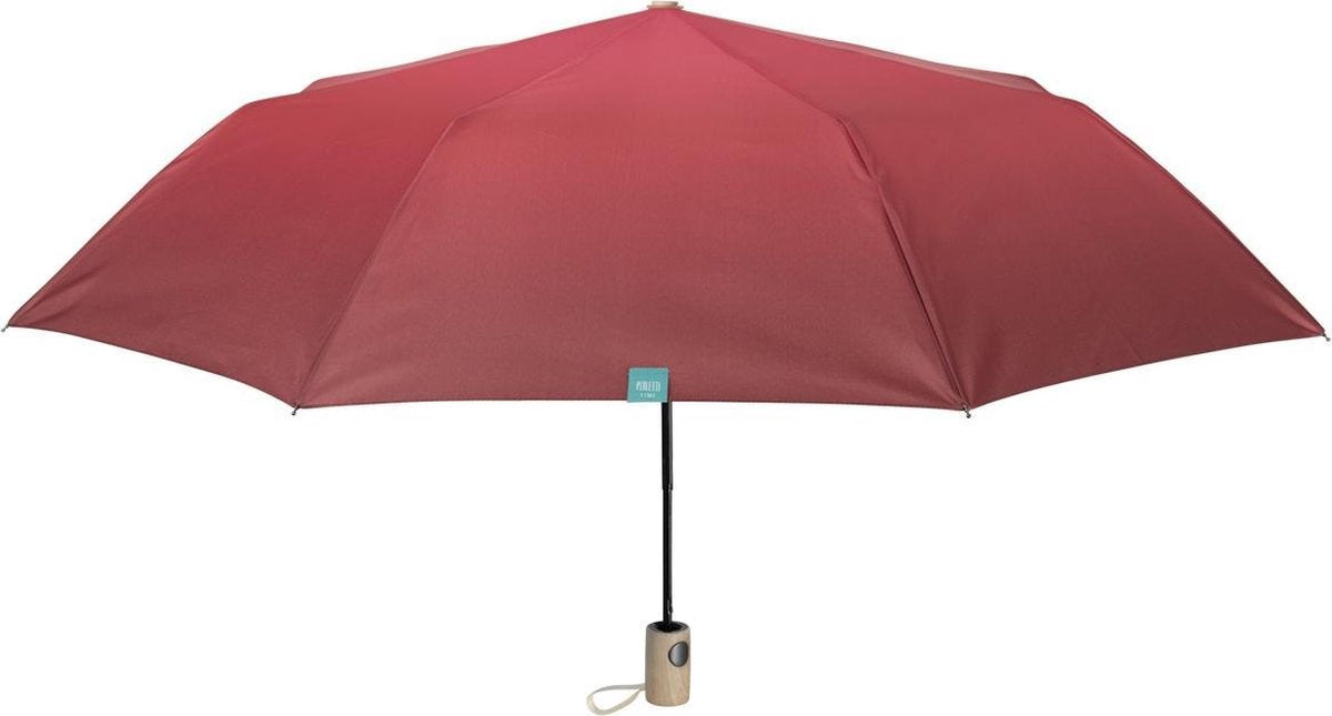 Perletti Mini-paraplu Ombré Automatisch 96 Cm Fiberglas Rood