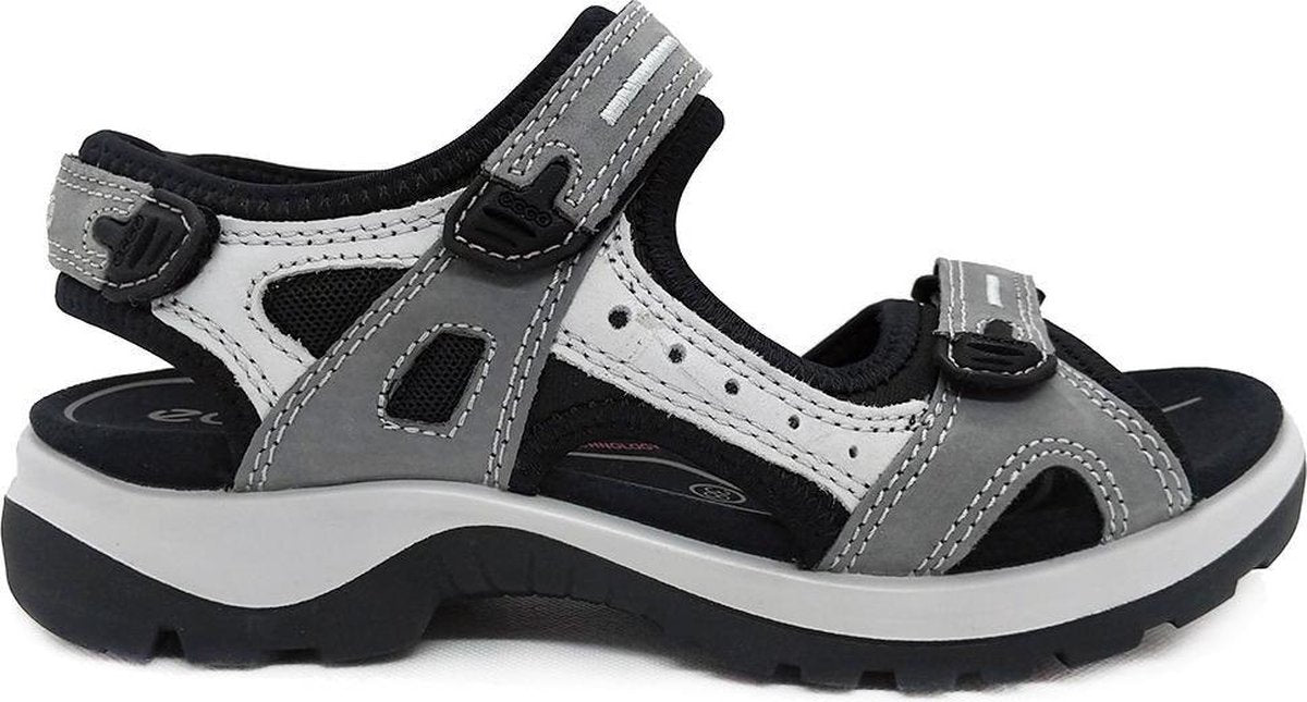 Ecco Offroad  Wandelsandalen - Maat 39 - Vrouwen - grijs/zwart