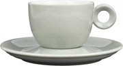 Grijs koffiekopje met schotel - 150ml - Mosterdman