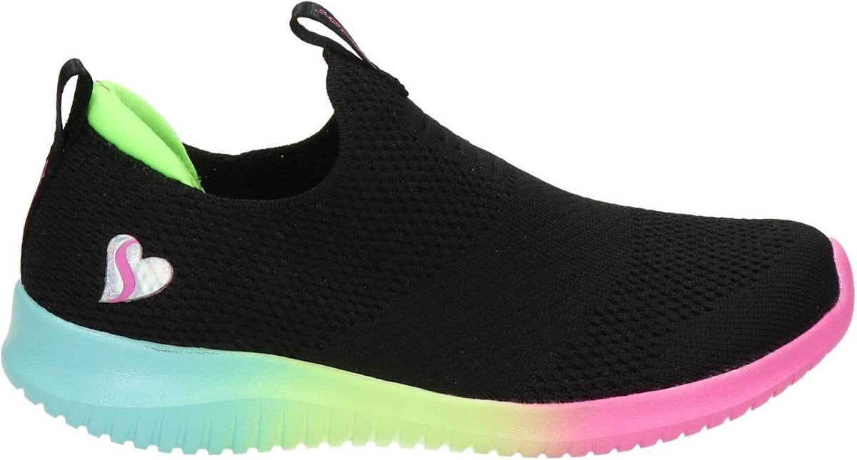 Skechers Ultra Flex meisjes instapschoen - Zwart - Maat 32