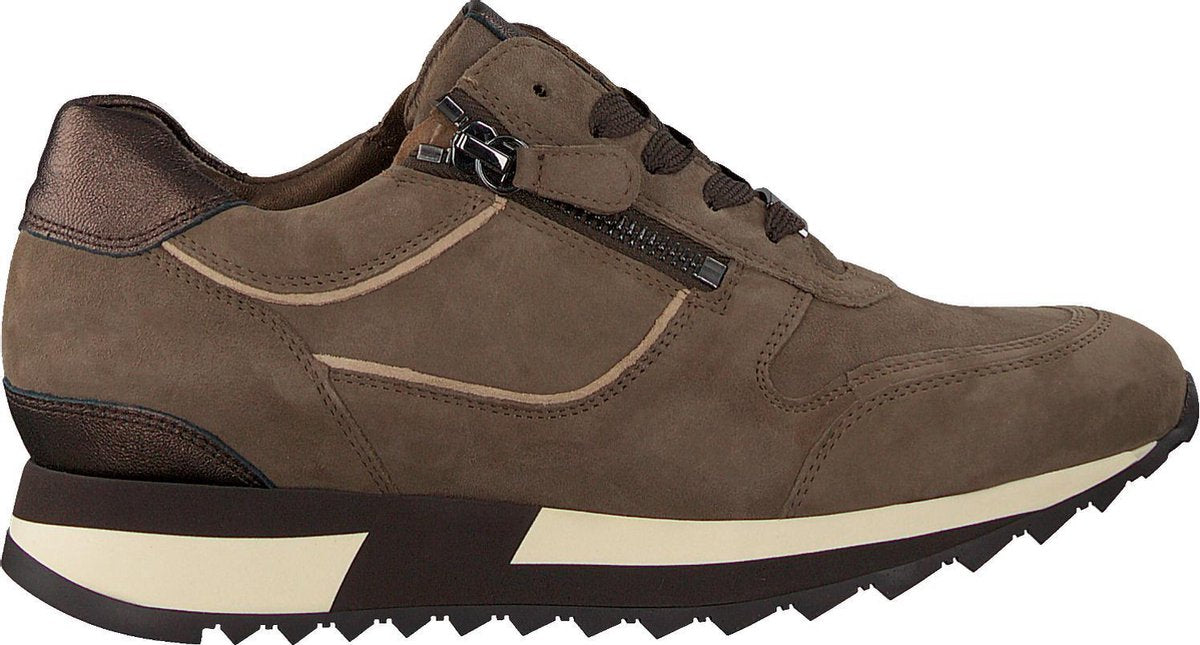 Hassia 301822 - Volwassenen Lage sneakersPopulaire damesschoenen - Kleur: Taupe - Maat: 37