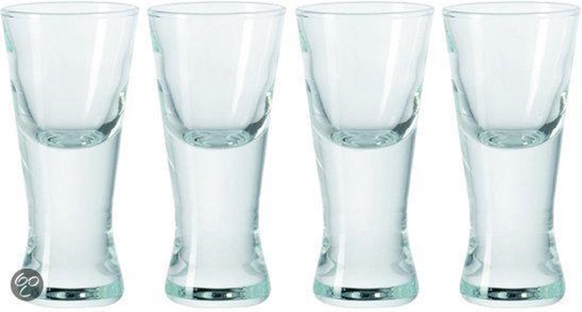 Leonardo shot glazen - set van 4