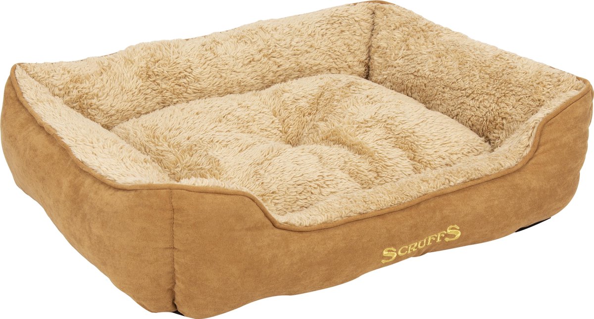 Scruffs Cosy Comfortabele Hondenmand - Goudkleurig - Medium 60 x 50 cm