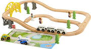 Houten Trein 44 delig