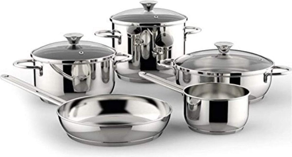 Lagostina Deliziosa Premium Pot en Pannen set RVS