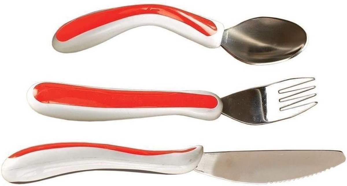 Aangepast bestek Kura Care: set van 3 (vork