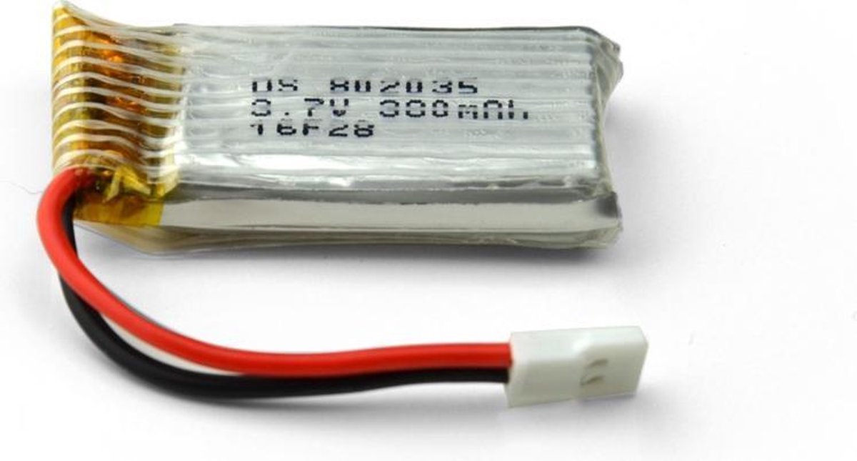 380mAh 3.7V LiPo accu voor drones