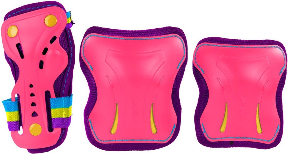 SFR Valbescherming setKinderen - roze/geel