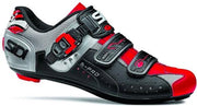 Sidi Scarpe Genius 5-Pro - Racefietsschoenen - Steel Zwart Rood - Maat 38