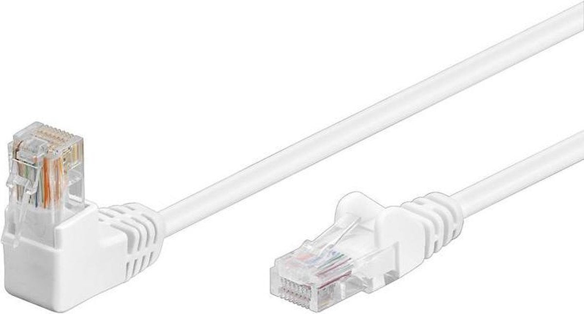 CAT5E Netwerkkabel - RJ45 - wit - 5 m