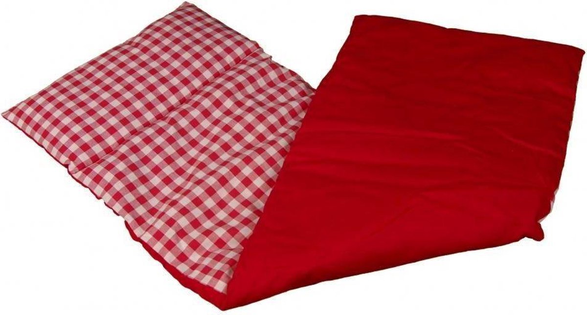 Van Dijk Toys - Bedbekleding - Rood geruit