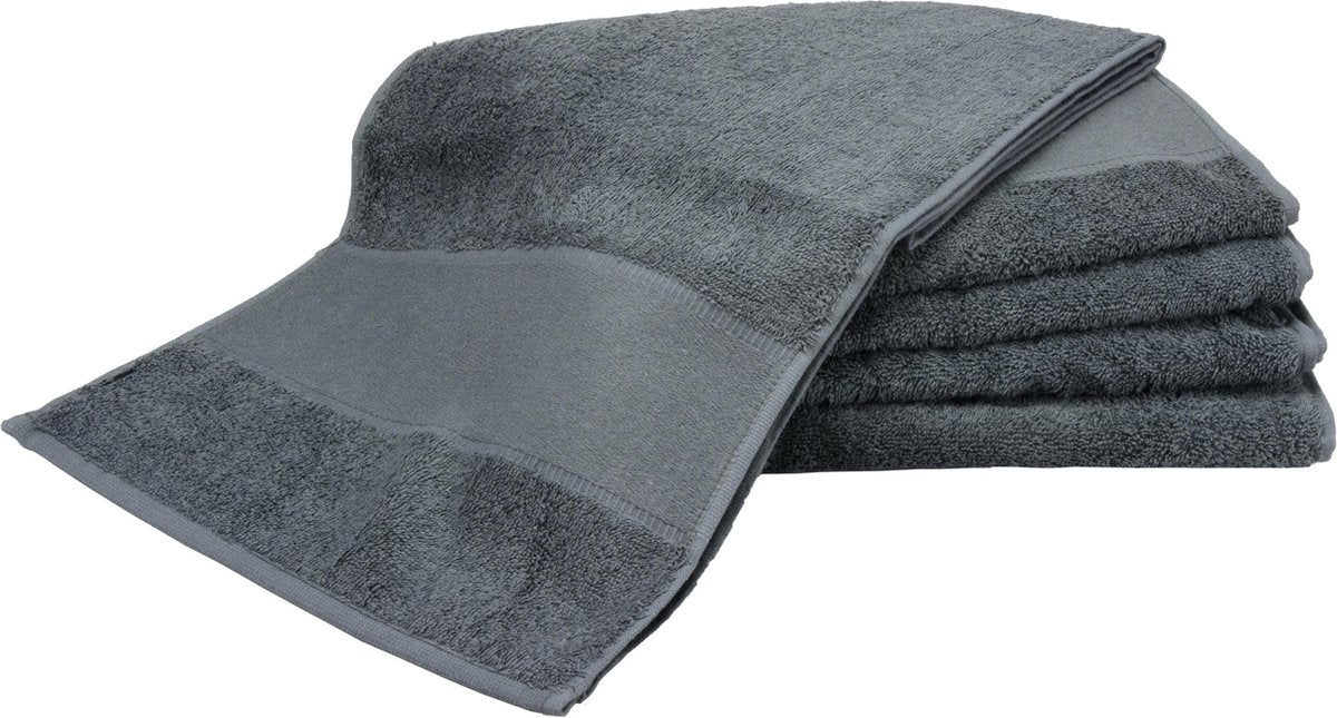 ARTG Towelzz® SPORTHANDDOEK Extra Lang - 30 x 140 cm - Set van 5 stuks - GRAPHITE