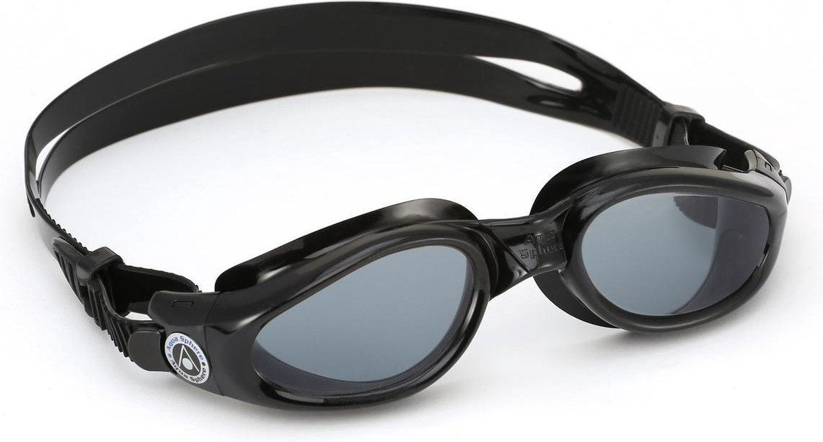 Aqua Sphere Kaiman - Zwembril - Volwassenen - Dark Lens - Zwart