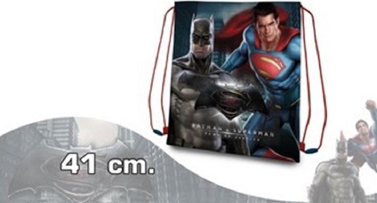 Batman  VS  Superman zwemtas / gymtas 41 cm