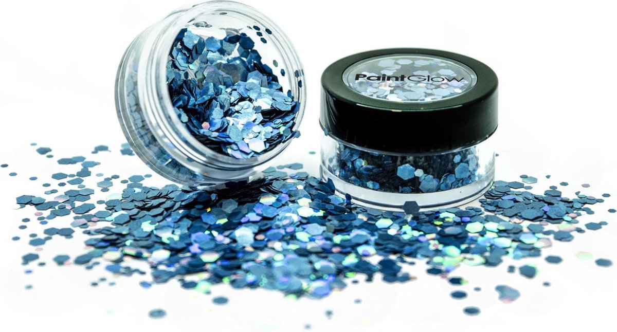 PaintGlow Chunky Glitter shakers Cosmic Blue